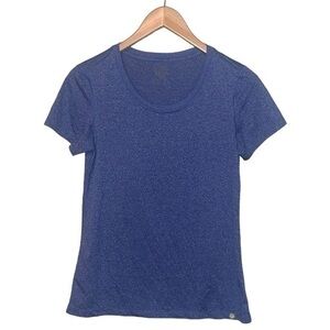 REI Co op short sleeve crew neck shirt purple marble color women’s size small